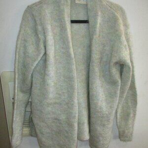 Vintage Field Manor Open mohair blend confetti cardigan s oversized